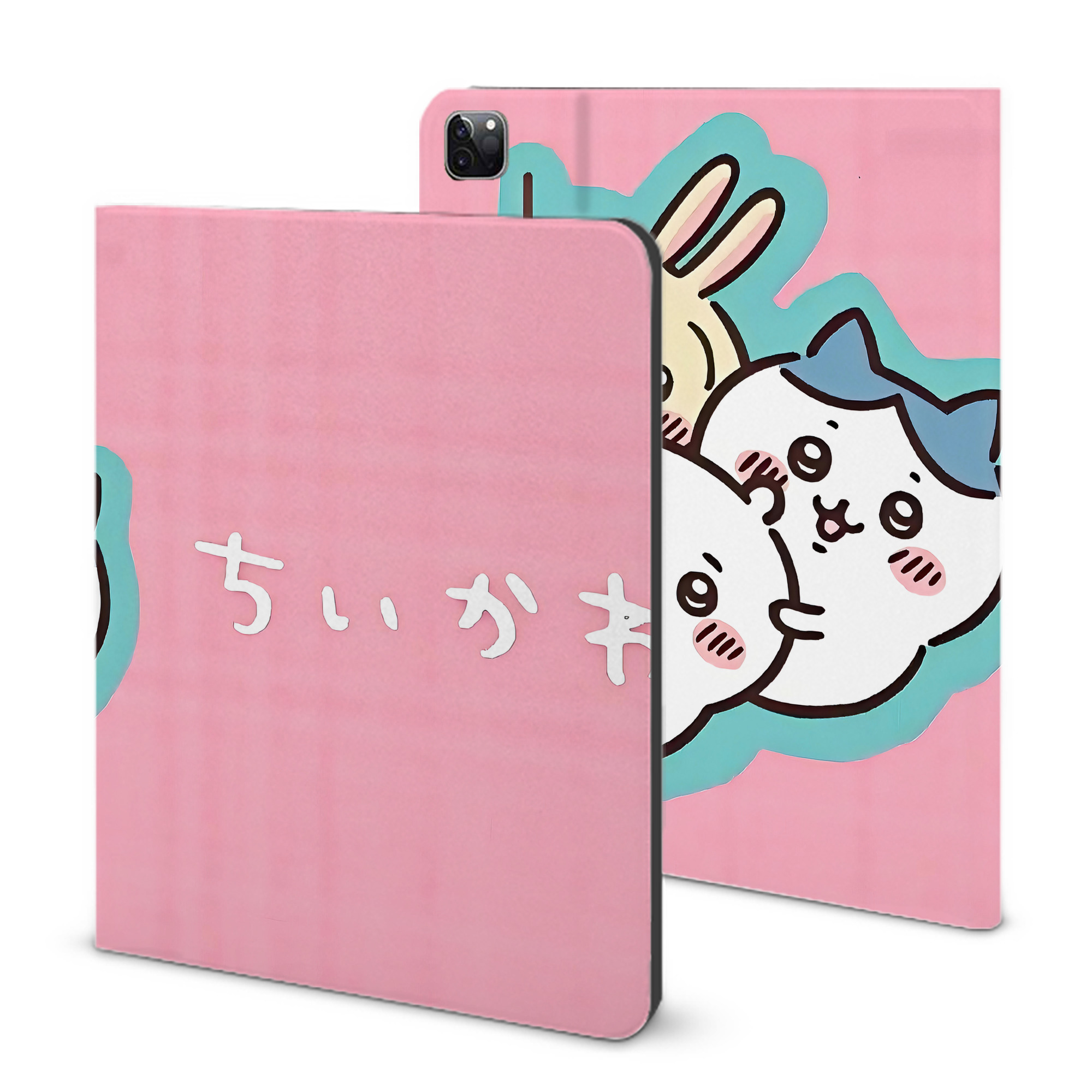 （画像用） ちいかわ Chii-kawa IPad ケース ブック型 PUレザー TPU 耐衝撃 軽量 薄型 ペン収納なし 全面保護 IPad 各モデル対応